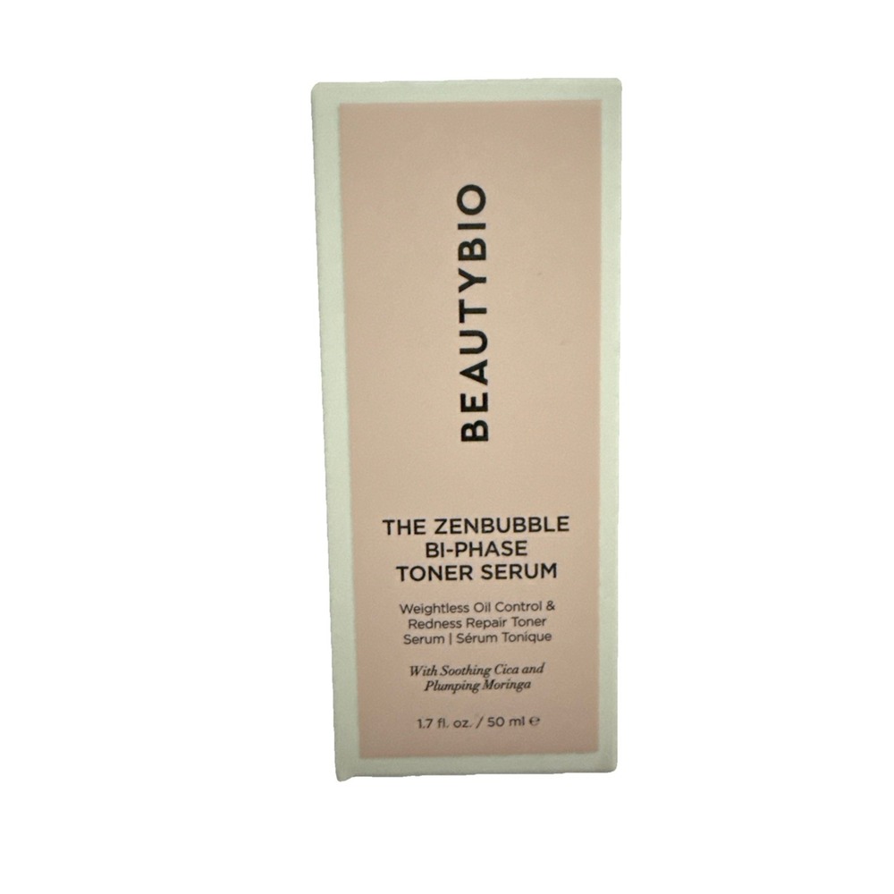 BeautyBio The ZenBubble Bi-Phase Toner Serum, 1.7 oz FULL SIZE NIB